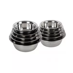 سرویس آبکش و لگن استیل 12تیکه یونیک (Unique) اصلی 36,32,28,24,20,16