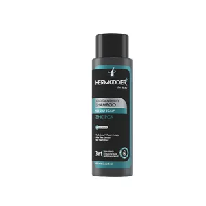 شامپو ضد شوره مو هرمودر مدل ZINC PCA400 حجم 400 میلی لیتر