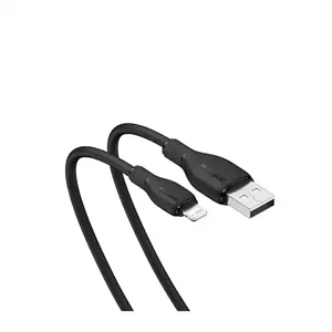 کابل شارژ USB to iP باسئوس مدل Pudding Series با طول 1.2 متر 2.4 آمپر