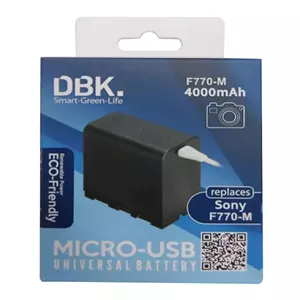 باتری دوربین عکاسی دی بی کی DBK NP-F770M Battery
