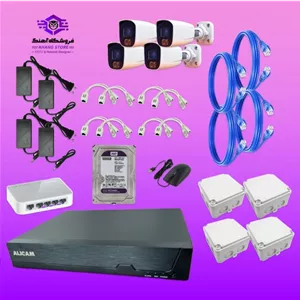 پکیج 4 دوربین مداربسته 4 مگاپیکسل IP