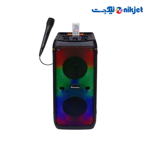 اسپیکر بلوتوثی بیکارو 20 وات مدل KB1 | صدای قدرتمندمیکروفون حرفه‌ای
