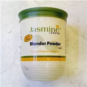 پودر دکلره جاسمین 500گرمی jasmine london Blondor powder BLUE