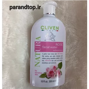 تونر اب گل رز CLIVEN Rose Facial Water Refreshingحجم 300میل