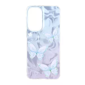 قاب Silver Cloud دور ژله ای طرح دار Samsung Galaxy A37 - کد 281