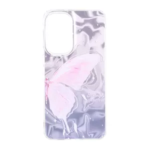 قاب Silver Cloud دور ژله ای طرح دار Samsung Galaxy A57 - کد 291