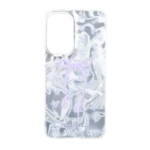 قاب Silver Cloud دور ژله ای طرح دار Samsung Galaxy A57 - کد 297