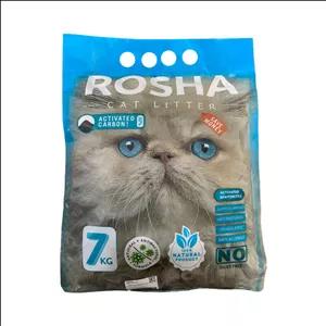 خاک گربه روشا کیسه ایی ۵۰‌ درصد کربن ۷ کیلوگرم