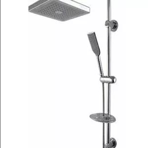 علم دوش رسوب گیر دکمه ای کروم