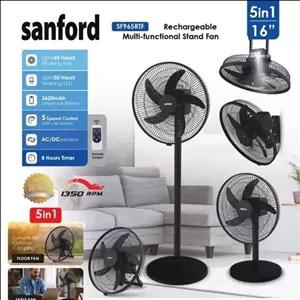 پنکه شارژی و برقی 5 حالته سانفورد مدل 965