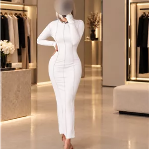 پیراهن رگه دوزی زنانه