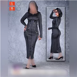 پیراهن مانتوی نواری