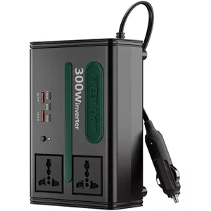 اینورتر خودرو گرین لاین مدل GC-300 ظرفیت ۳۰۰ وات ۷ در 1