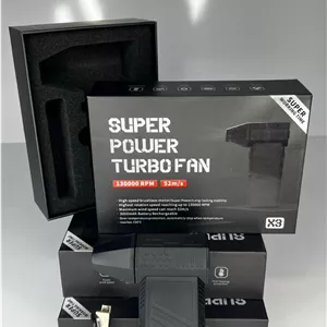 جت فن شارژی Super Power Turbo X3 | دمنده و مکنده پرقدرت (اصلی) 