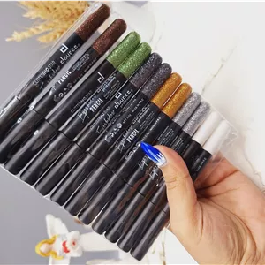 پک 12 تایی مداد چشم گلیتری برند دوسه کد 6523