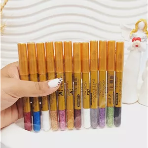 پک 12 تایی مداد چشم گلیتری violet Makeup ضد آب