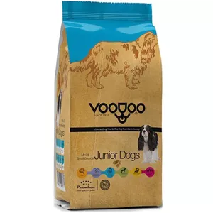 غذای خشک سگ جونیور وودو مخصوص نژاد کوچک و مینیاتوری ۳ کیلویی