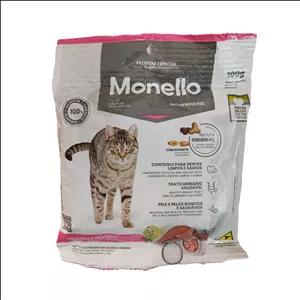 غذای خشک مسافرتی گربه بالغ مونلو ۱۰۰ گرمی
