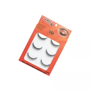 مژه مصنوعی 3D سه عددی با کد E120-02 برند vergen