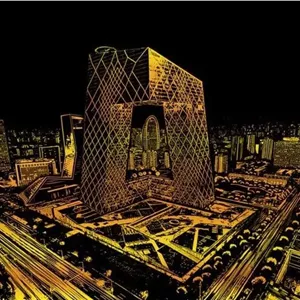 نقاشی خراشیدنی پکن (سایز A3)