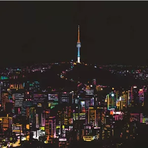 نقاشی خراشیدنی سئول (سایز A3)