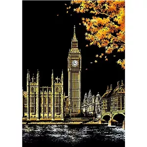 نقاشی خراشیدنی لندن کد 1 (سایز A3)