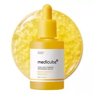 سرم کوجیک اسید و زردچوبه ضدلک و روشن کننده مدی کیوب medicube Kojic Acid Turmeric Capsule Serum