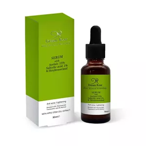 سرم آزلائیک اسید 15% و سالیسیلیک اسید 1% و هگزیل رزورسینول دریم رز - آنتی آکنه و روشن کننده