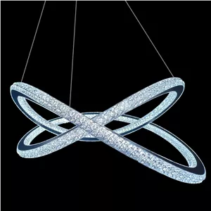 لوستر مدرن پاپیون (اینفینیتی) کریستالی - یک طرفه و دو طرفه