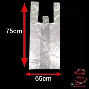 نایلکس دسته دار شفاف75×65