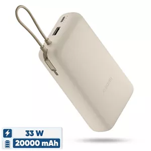 پاوربانک 33 وات شیائومی مدل PB2030MI ظرفیت 20000 میلی آمپر ساعت - گلوبال