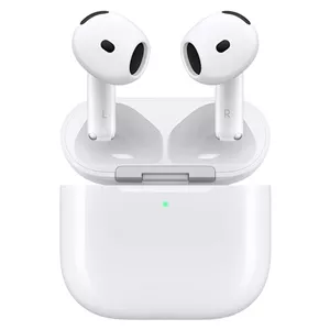 هدفون بلوتوثی اپل مدل AirPods 4 فاقد قابلیت نویز کنسلینگ، درگاه شارژ USB Type-C، شارژ بی سیم