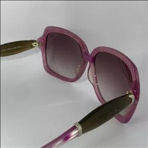 عینک آفتابی زنانه بنفش فریم مستطیلی