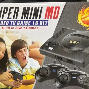 کنسول بازی سگا (آکبند)مدل Super Mini 16 بیت همراه ۲۰۸ بازی بازسازی‌شده(آکبند)