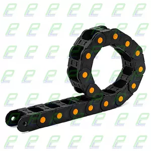 انرژی چین - انرژی گاید ابعاد داخلی 50×35 ابعاد خارجی 75×55 با شعاع خمش 100 میلیمتر برند GF رو باز