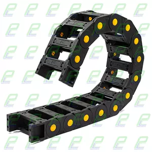 انرژی چین - انرژی گاید ابعاد داخلی 100×35 ابعاد خارجی 125×55 با شعاع خمش 100 میلیمتر برند GF رو باز