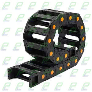 انرژی چین - انرژی گاید ابعاد داخلی 125×35 ابعاد خارجی 150×55 با شعاع خمش 100 میلیمتر برند GF رو باز