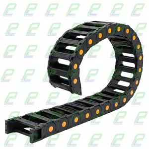 انرژی چین - انرژی گاید ابعاد داخلی 125×35 ابعاد خارجی 150×55 با شعاع خمش 150 میلیمتر برند GF رو باز
