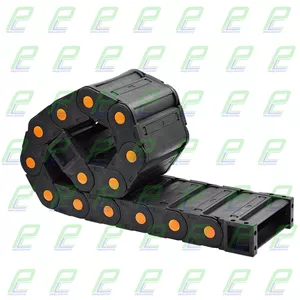 انرژی چین - انرژی گاید ابعاد داخلی 125×35 ابعاد خارجی 150×55 با شعاع خمش 100 میلیمتر برند GF پوشیده