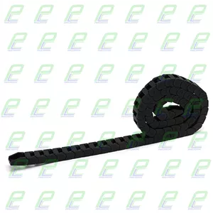 انرژی چین - انرژی گاید با براکت ابعاد داخلی 10×10 ابعاد خارجی 18×16 با شعاع خمش 18 میلیمتر برند GF رو باز