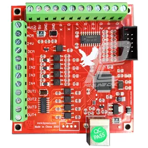 کنترلر cnc سی ان سی mach3 مچ تری 4axis چهار محور USB مدل red board عقابی اورجینال اصلی