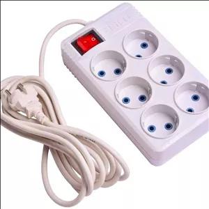 چند راهی 6 خانه پیکو الکتریک با کابل 3 متری