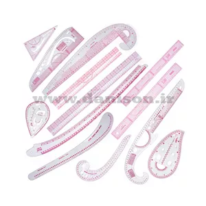 خط کش ژله ای ست 8 تکه
