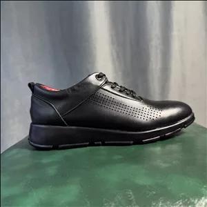 کفش چرم زنانه اسپرت مدل سوزنی