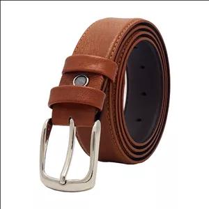 کمربند مردانه دوختی چرم صنعتی  3.5 سانت کیتی مدل KT435IN580