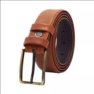 کمربند مردانه دوختی چرم صنعتی 3.5 سانت کیتی مدل  KT467IN580