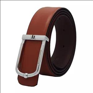 کمربند مردانه کیتی مدل چرم صنعتی پلاکی ECO780IN303