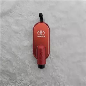 چکش اضطراری اورجینال شیشه و کاتر کمربند خودرو با لوگوی تویوتا