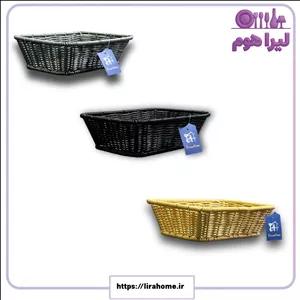 سبد نان و سبزی مستطیل کوچک بافت دریم هوم
