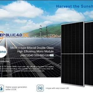 پنل خورشیدی ۵۸۰ وات بایفشیال مونوکریستال JA SOLAR